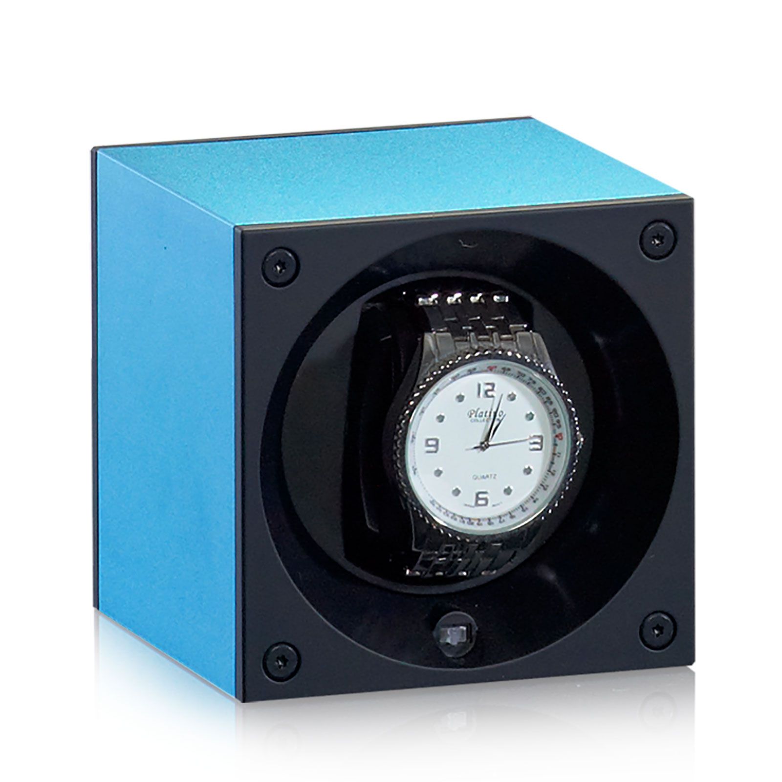 Swiss Kubik Watch Winder Masterbox Alu - Sapphire blue