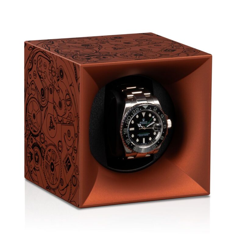 Swiss Kubik Watch Winder Starterbox Abs Movement - Bronze