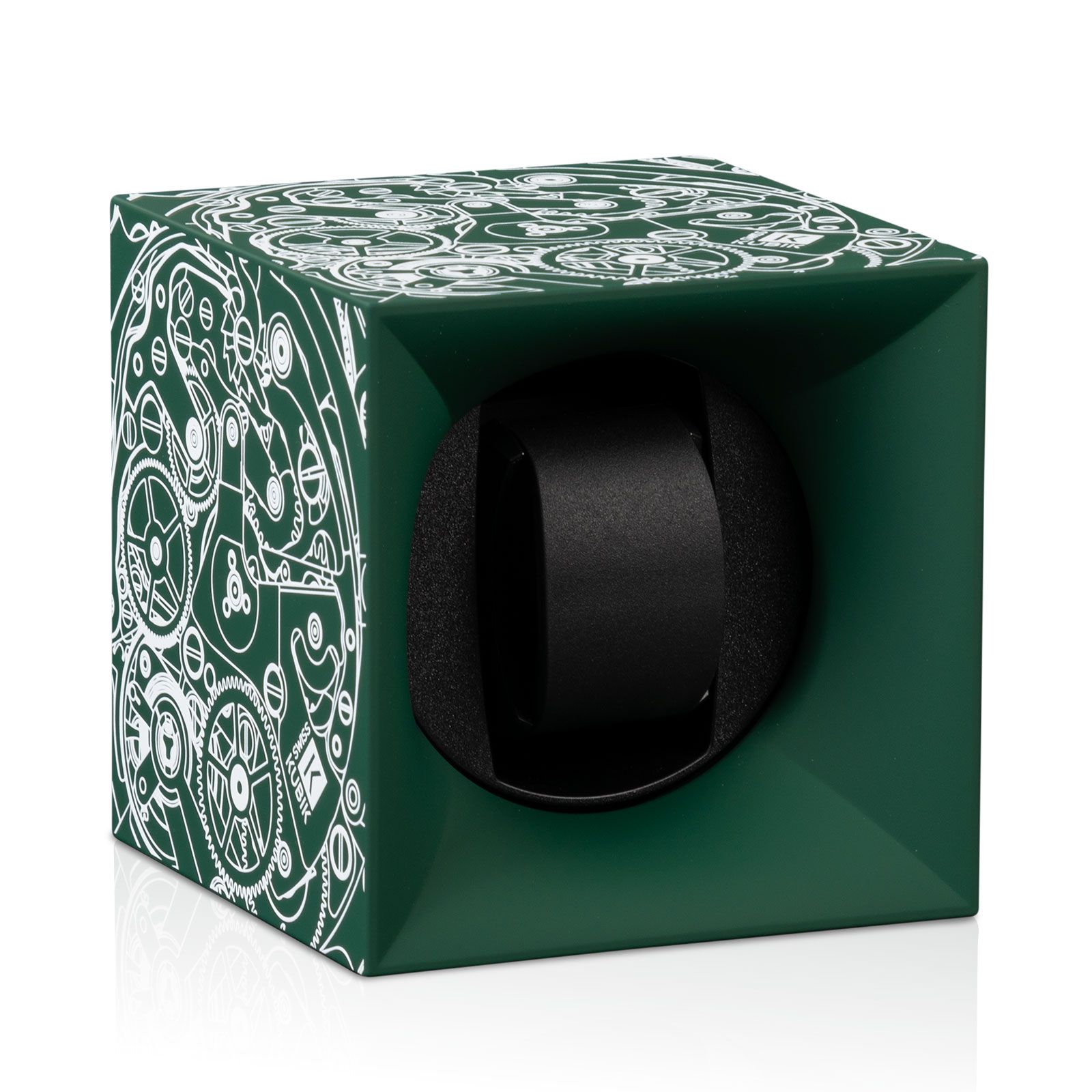 Swiss Kubik Watch Winder Starterbox Abs Movement - Green