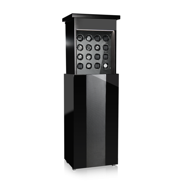 Chronovision Watch Winder Empire - Black High Gloss Carbon Lacquer