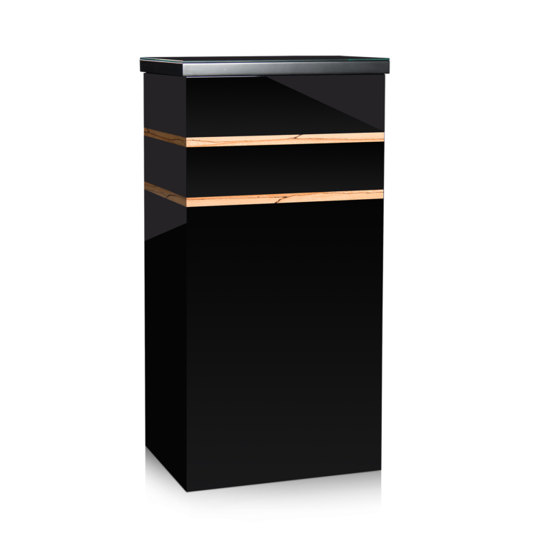 Chronovision Watch Winder Empire Horizon - Black High Gloss Grolegio Hochglanz - Trüfelbuche
