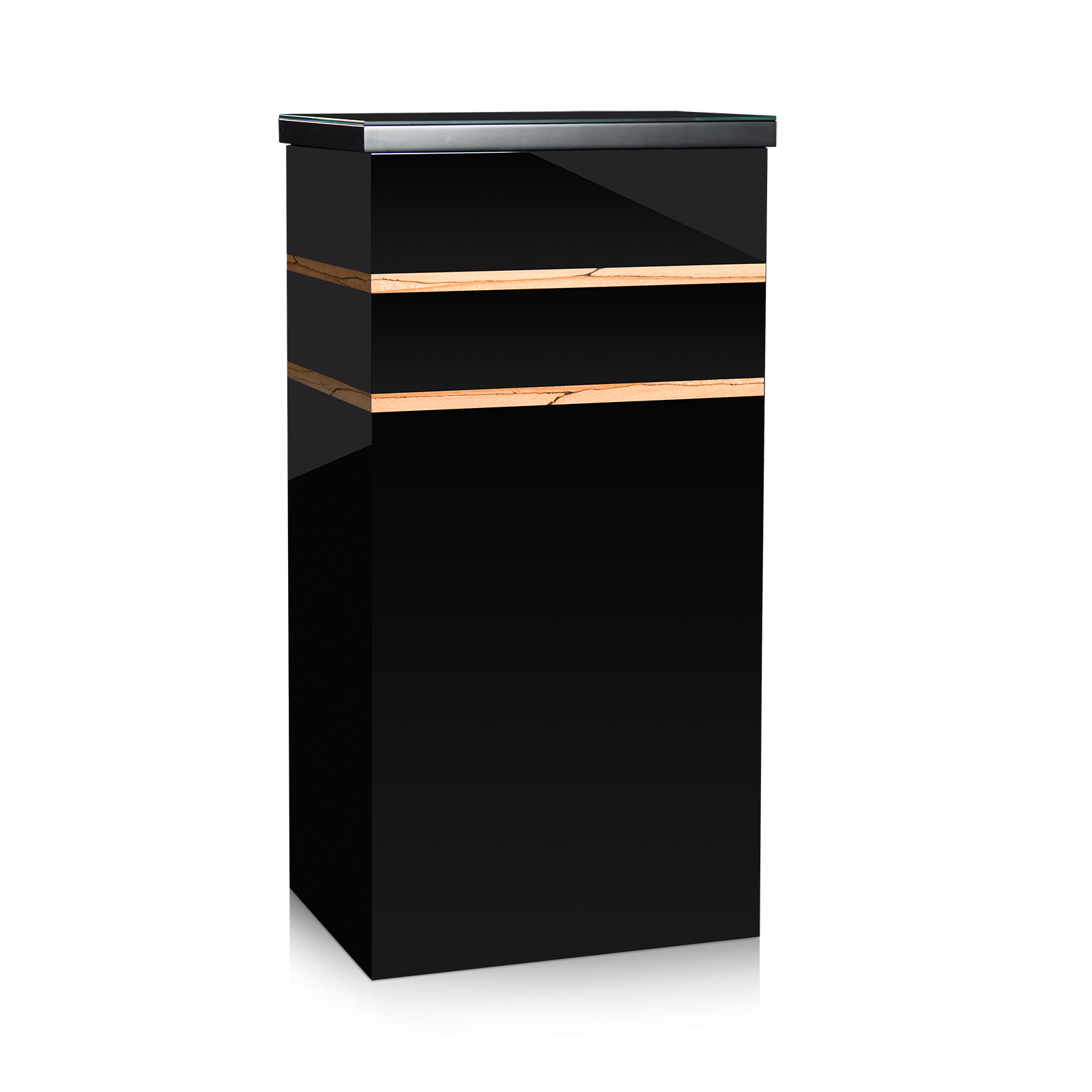 Chronovision Watch Winder Empire Horizon Guard - Black High Gloss Grolegio Hochglanz - Trüfelbuche