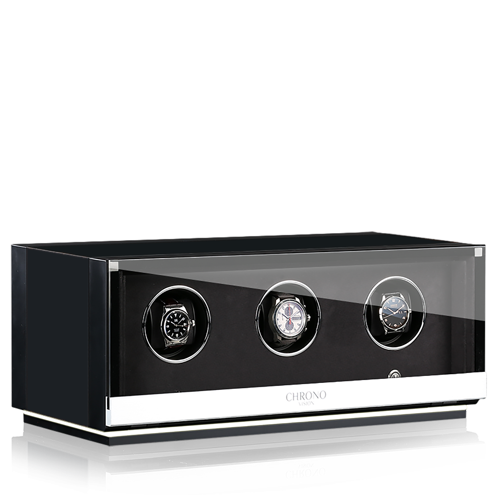 Chronovision Watchwinder Ambiance III – Black Silk Matt Black Silk Matt