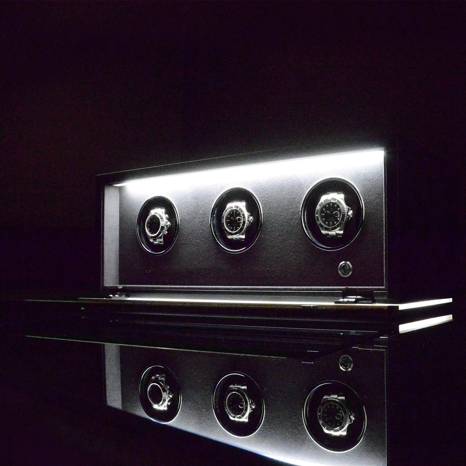 Remontoir Chronovision Ambiance III – Noir brillant Aurosso