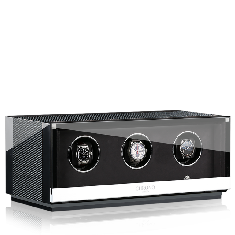 Chronovision Watchwinder Ambiance III - Black High Gloss Carbon Lacquer
