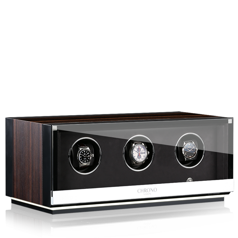 Chronovision Watchwinder Ambiance III - Black Silk Matt Ebony Silk Matt
