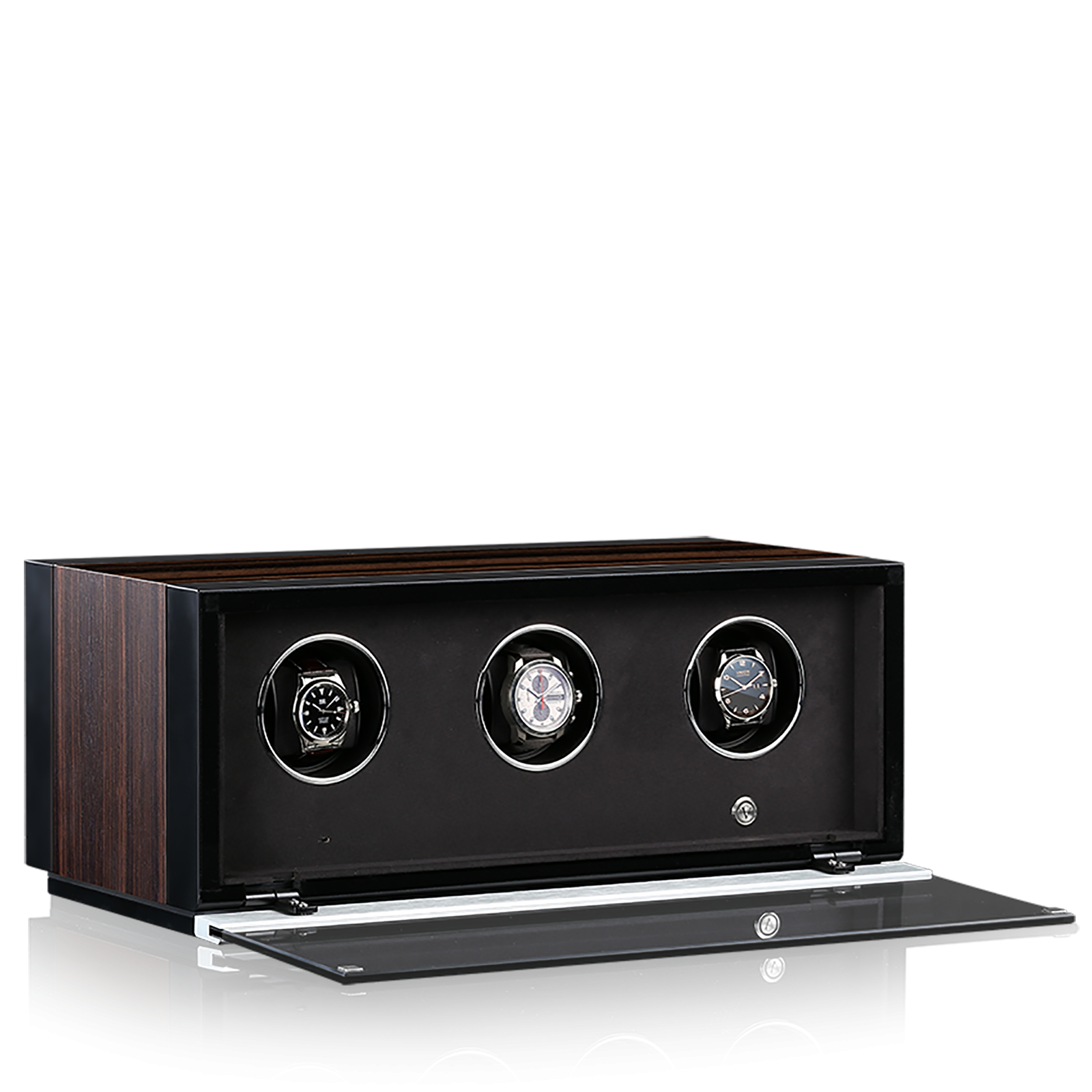 Chronovision Watchwinder Ambiance III – Black Silk Matt Ebony Silk Matt