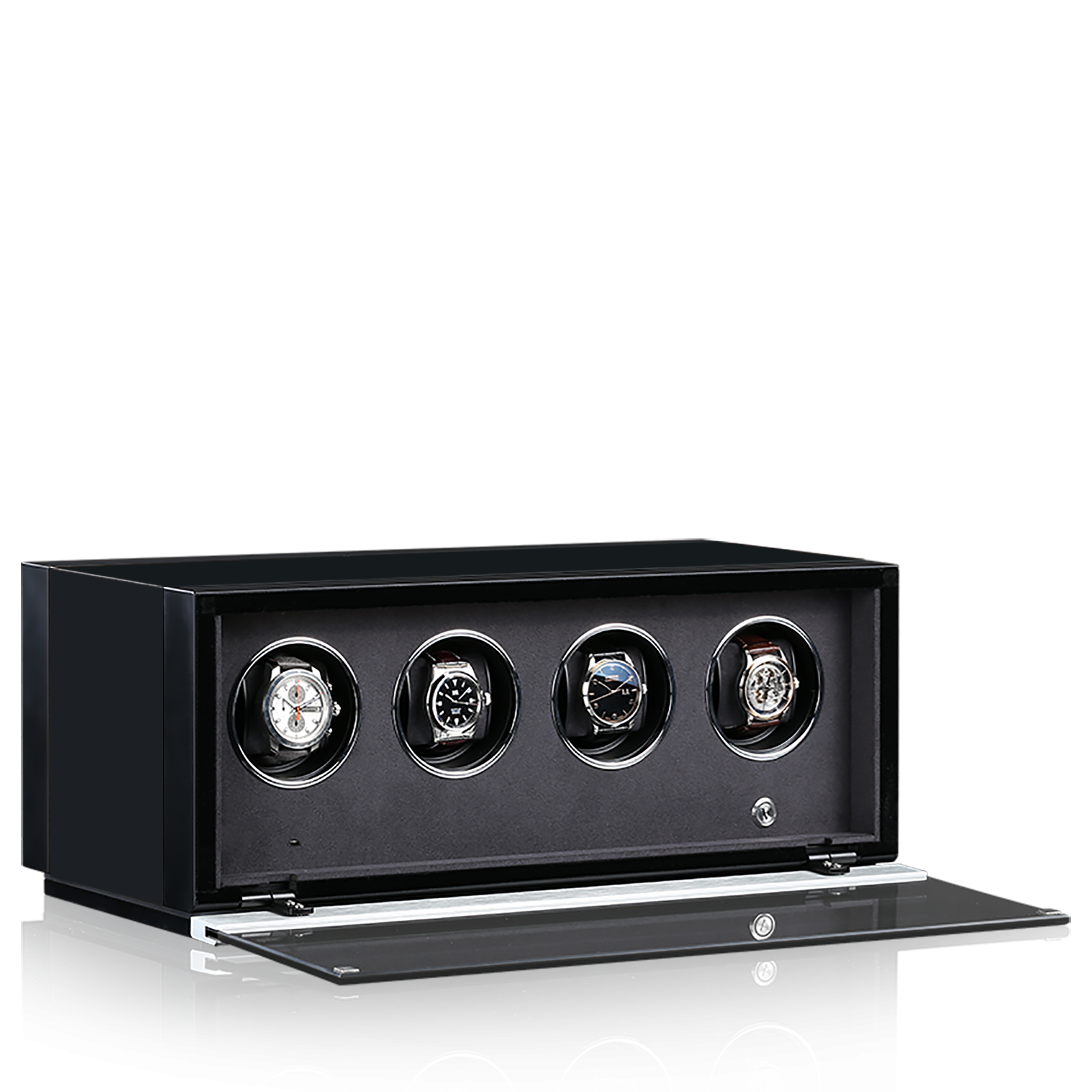 Chronovision Watchwinder Ambiance IV – Fekete selyem matt Fekete selyem matt