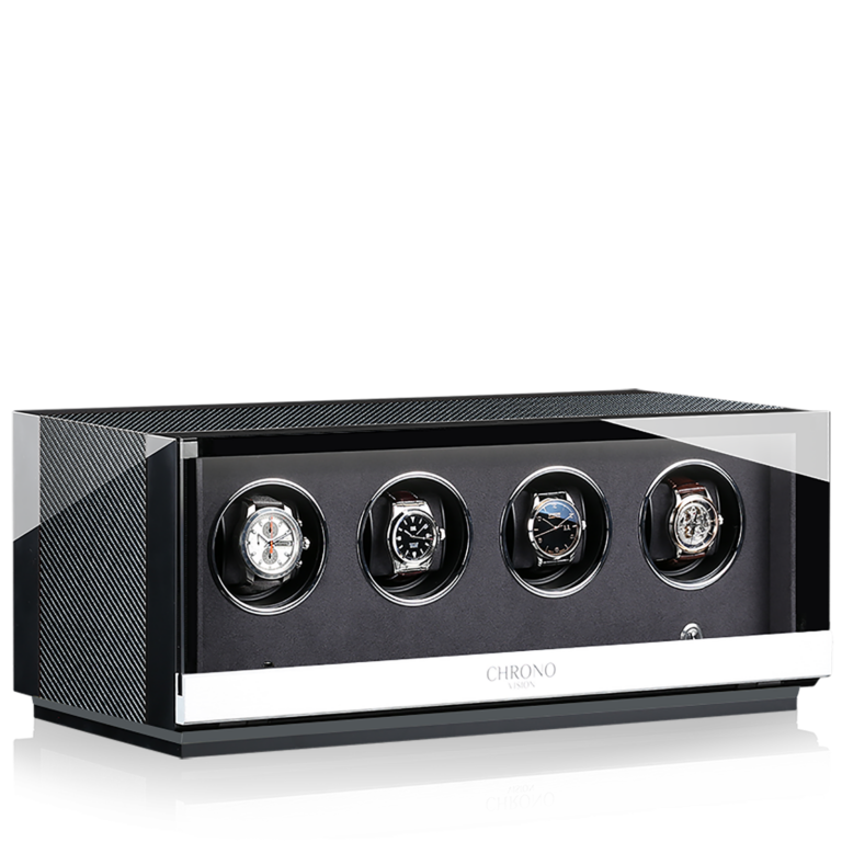 Chronovision Watchwinder Ambiance IV - Black High Gloss Carbon Lacquer