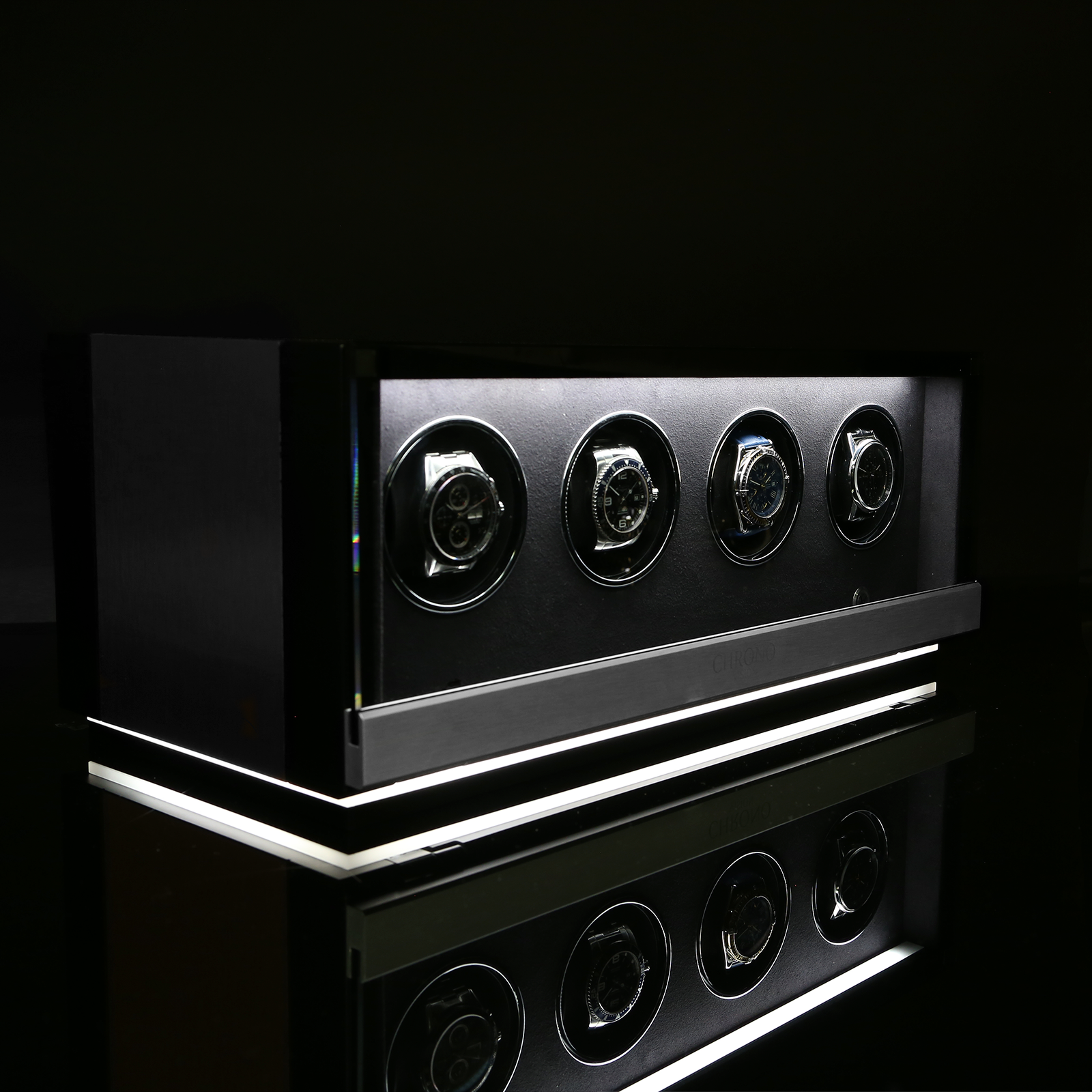 Chronovision Watchwinder Ambiance IV – Black Silk Matt Ebony Silk Matt