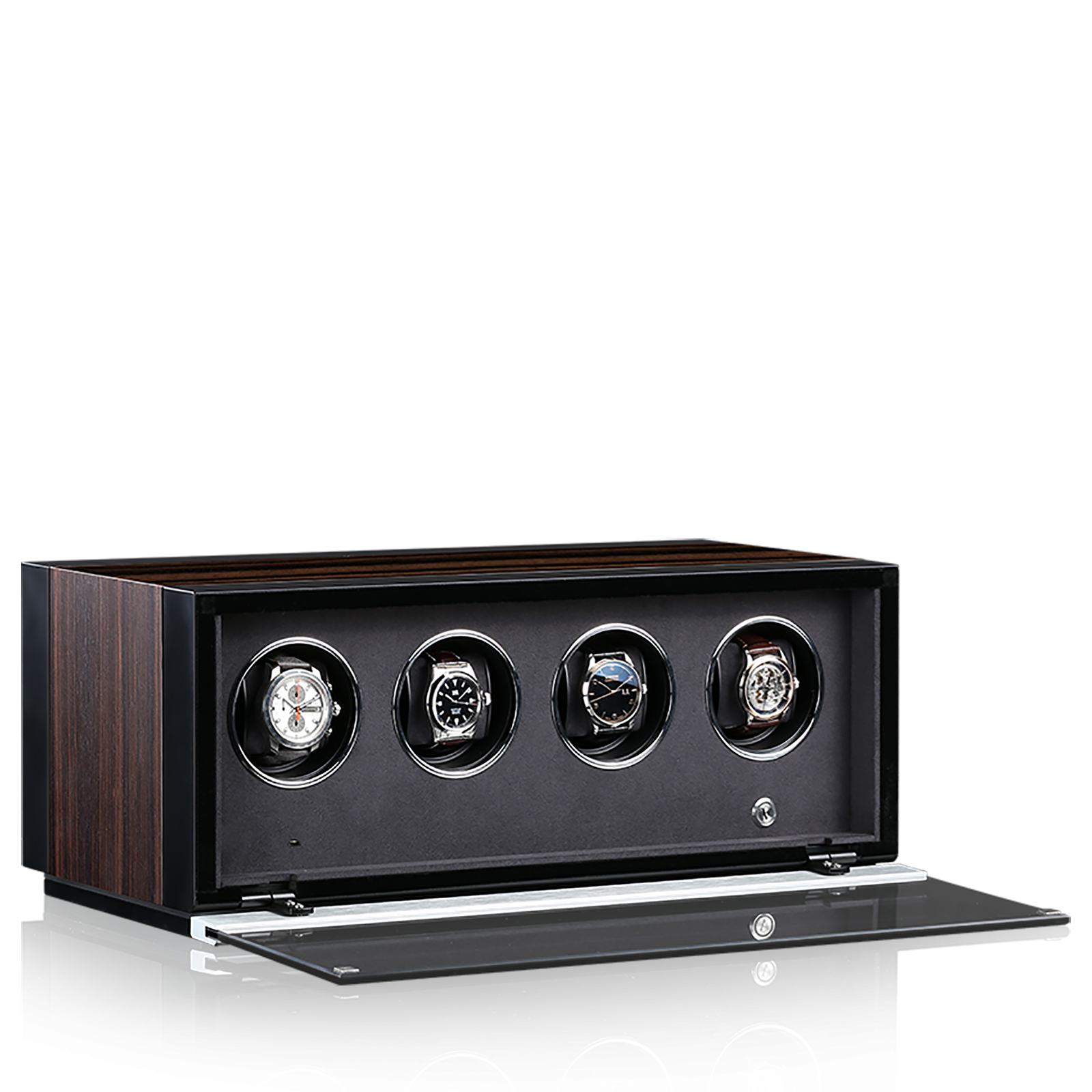 Chronovision Watchwinder Ambiance IV – Black Silk Matt Ebony Silk Matt