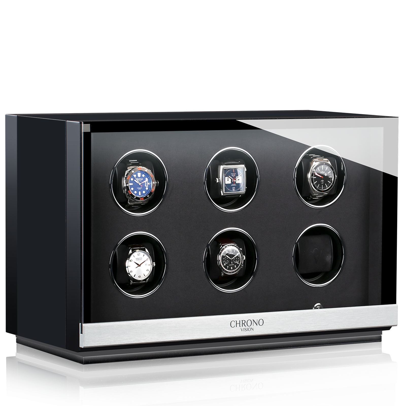 Accesorios Chronovision Watchwinder Ambiance VI - Black Silk Matt Black Silk Matt