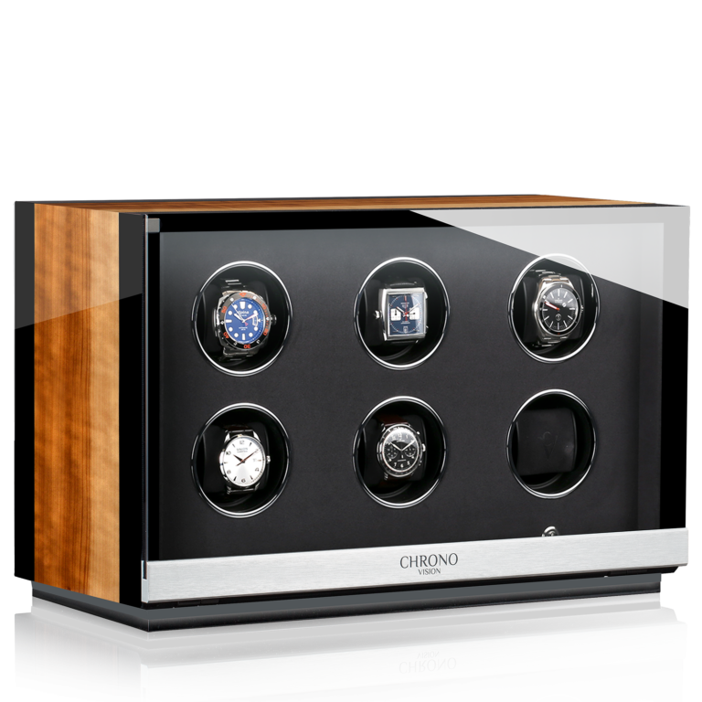Chronovision Watchwinder Ambiance VI - Black High Gloss Aurosso High Gloss