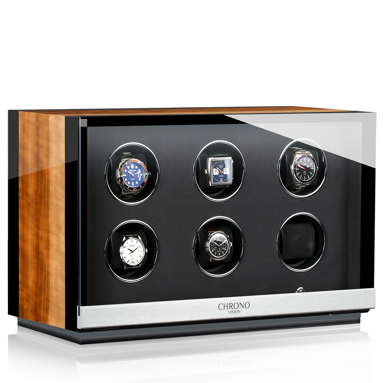Accesorios Chronovision Watchwinder Ambiance VI - Black High Gloss Aurosso High Gloss