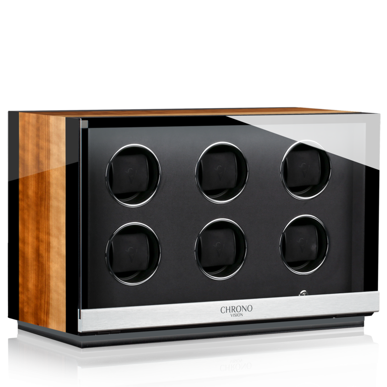 Chronovision Watchwinder Ambiance VI - Black High Gloss Aurosso High Gloss