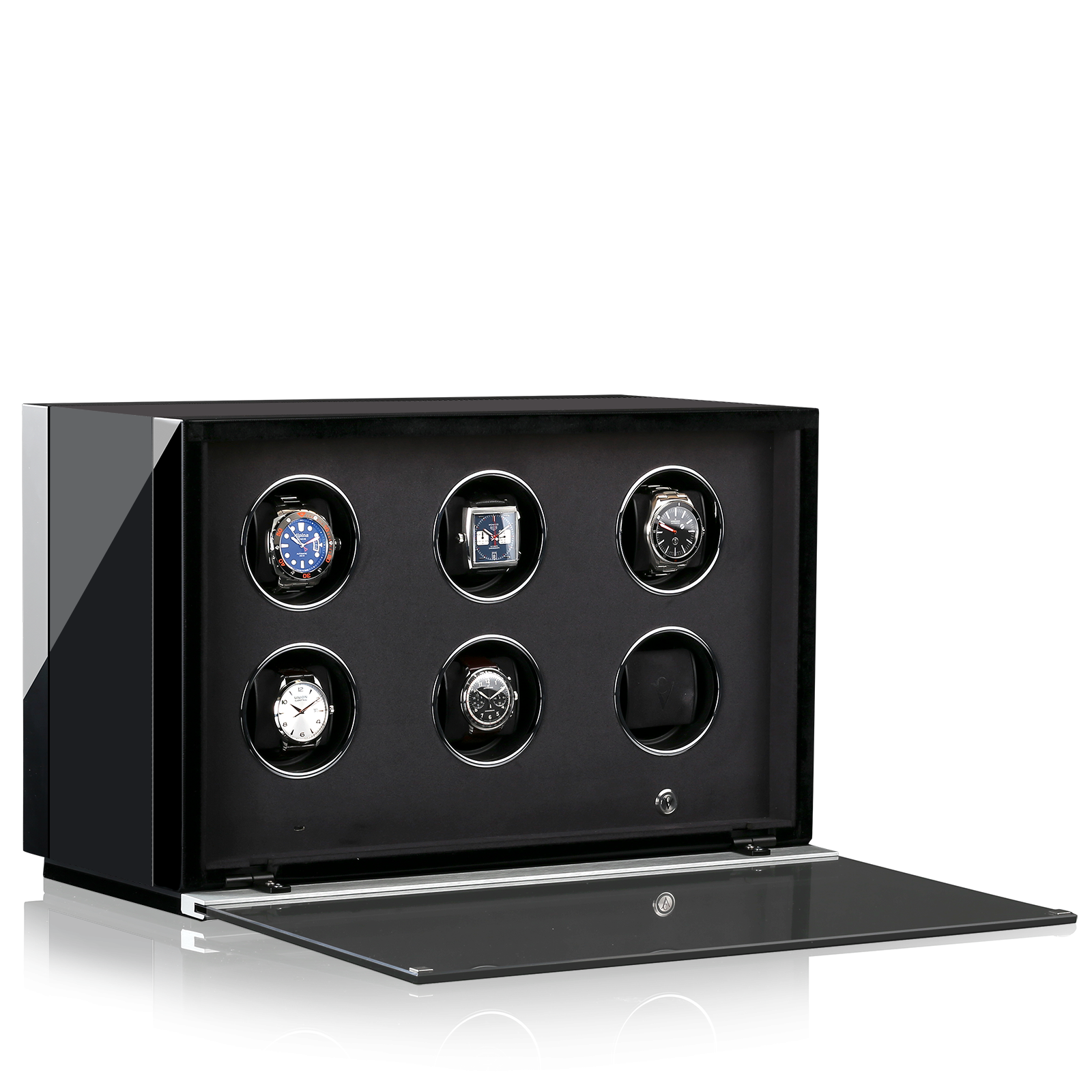 Chronovision Watchwinder Ambiance VI – Zwart hoogglans Zwart hoogglans
