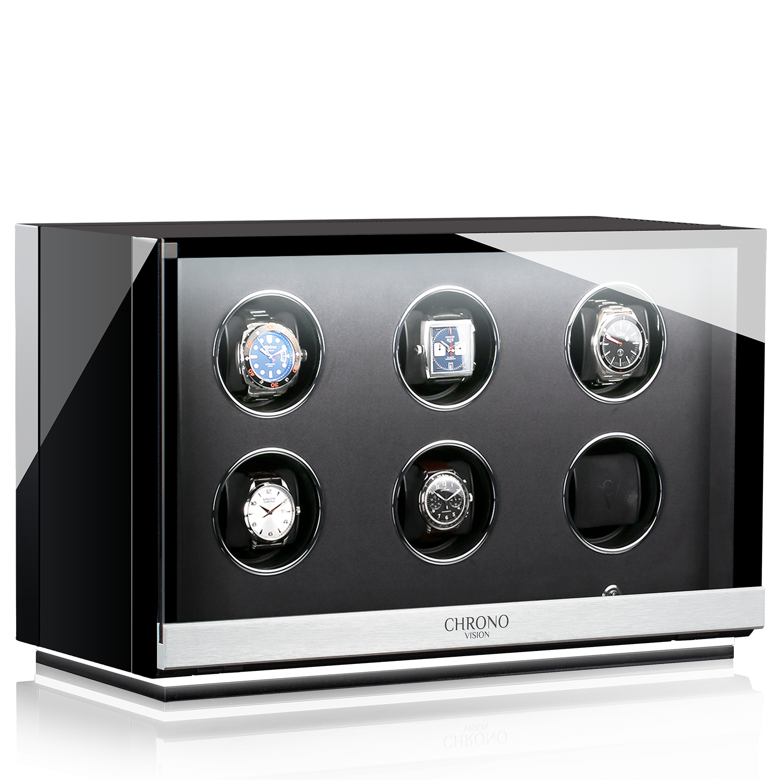 Chronovision Watchwinder Ambiance VI – Zwart hoogglans Zwart hoogglans