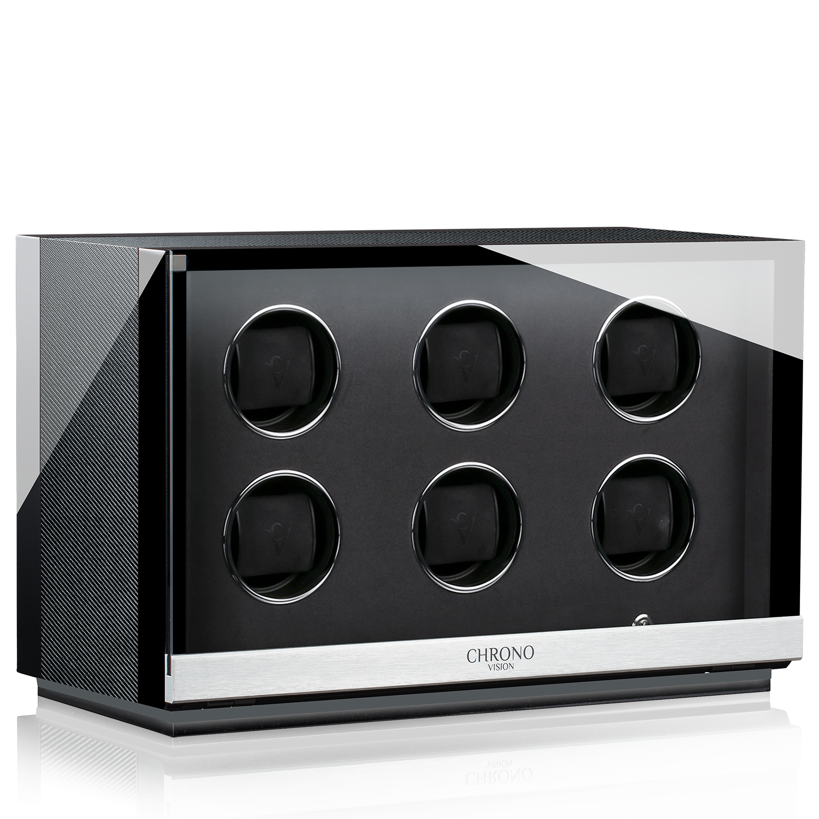 Accesorios Chronovision Watchwinder Ambiance VI - Black High Gloss Carbon Lacquer