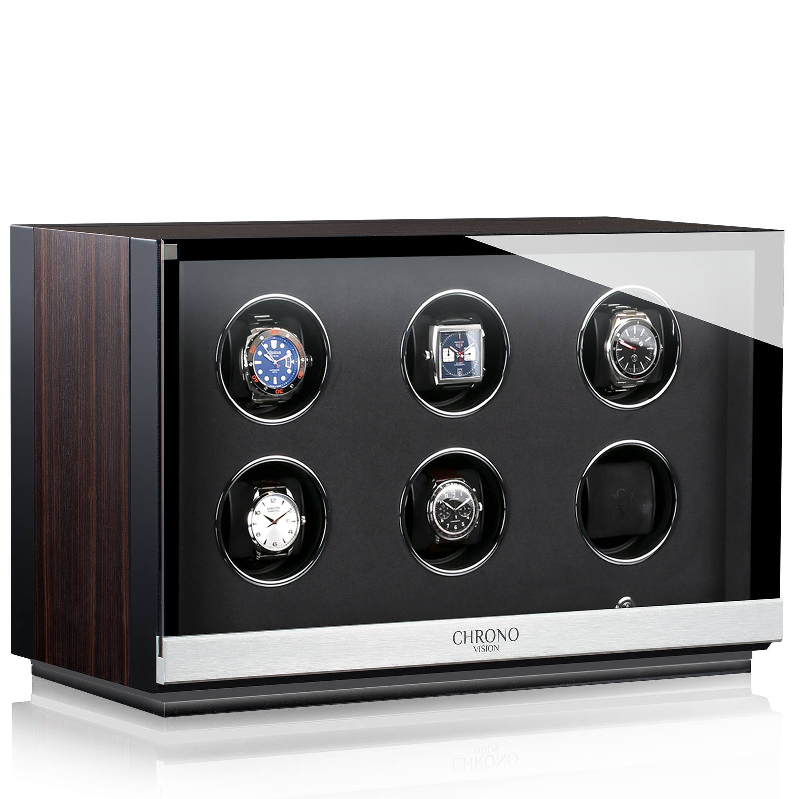 Accesorios Chronovision Watchwinder Ambiance VI - Black Silk Matt Ebony Silk Matt