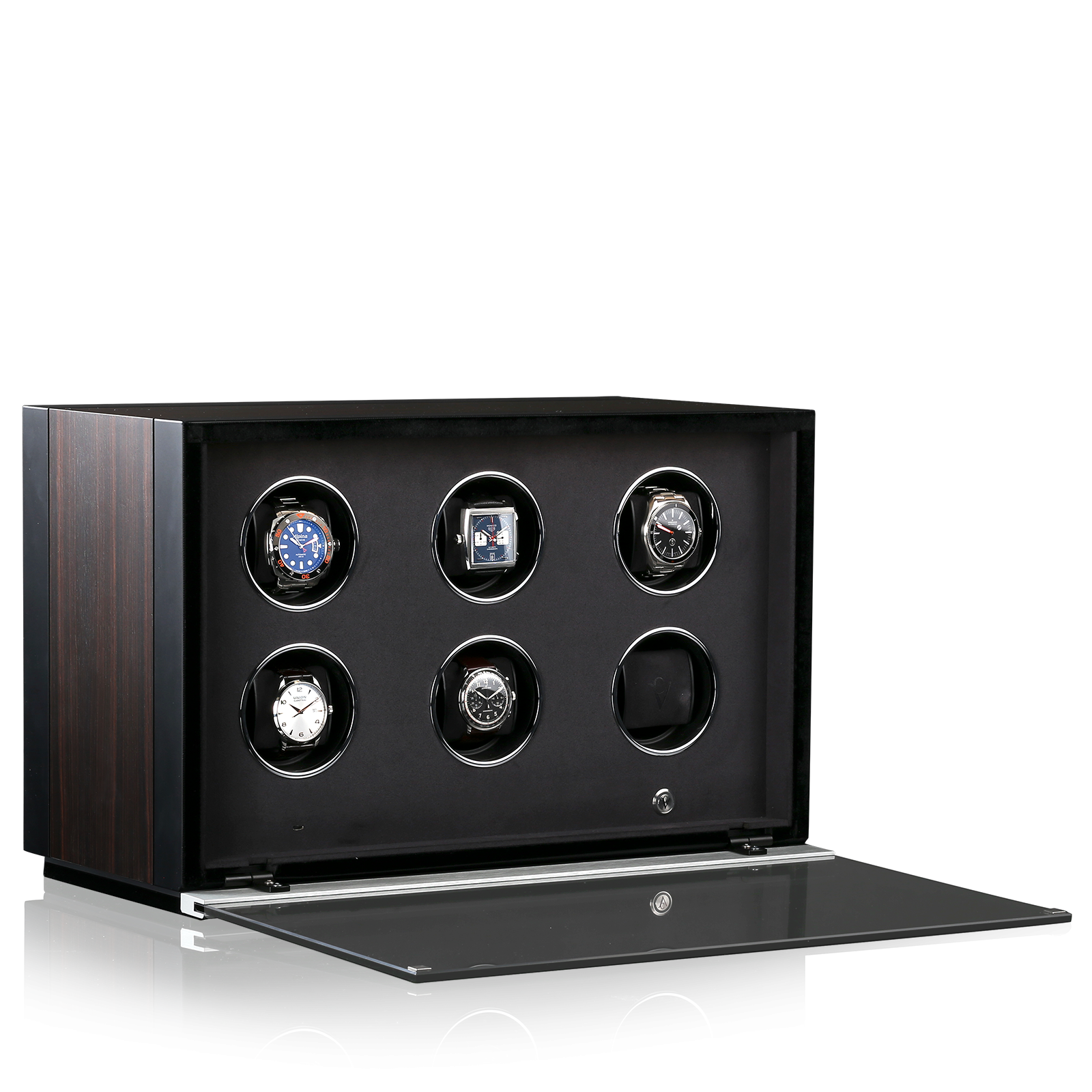 Chronovision Watchwinder Ambiance VI – Black Silk Matt Ebony Silk Matt