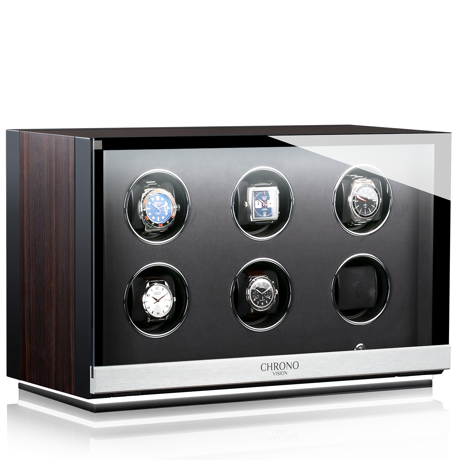 Chronovision Watchwinder Ambiance VI – Black Silk Matt Ebony Silk Matt
