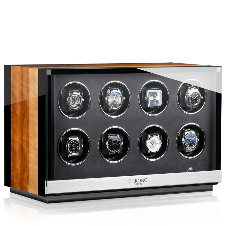 Chronovision Watchwinder Ambiance VIII - Black High Gloss Aurosso High Gloss