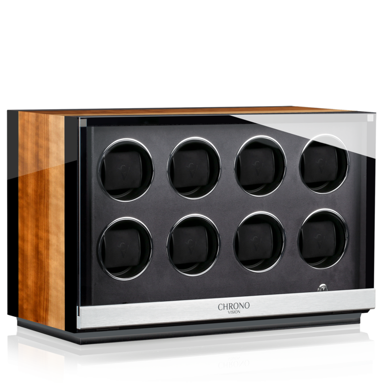 Chronovision Watchwinder Ambiance VIII - Black High Gloss Aurosso High Gloss
