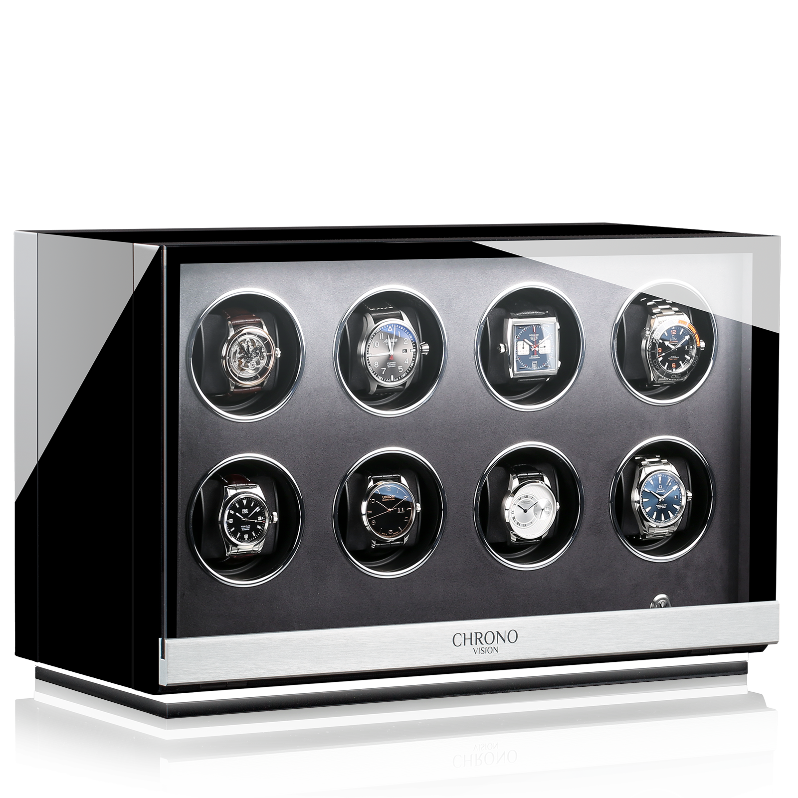 Chronovision Watchwinder Ambiance VIII – Black High Gloss Black High Gloss