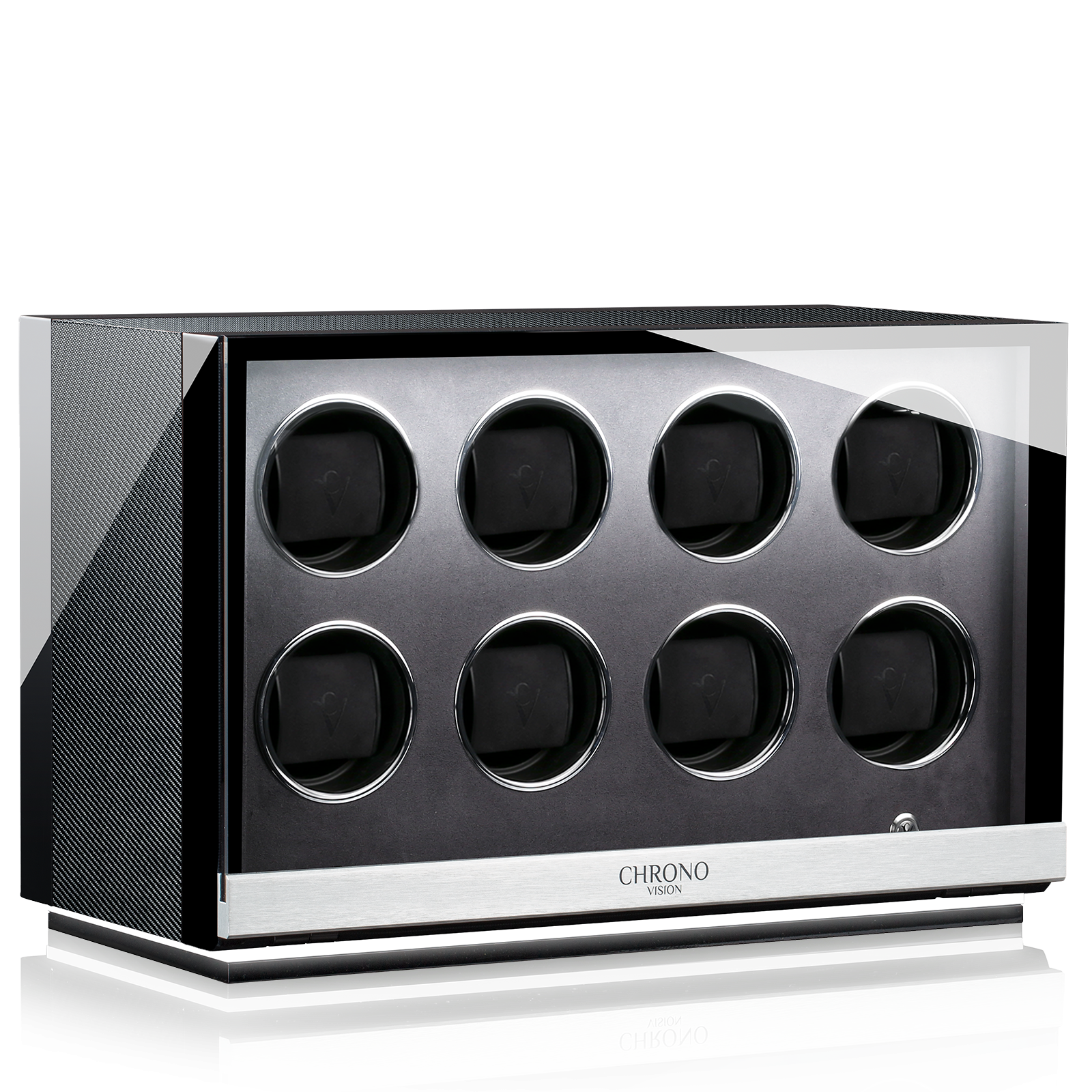 Accesorios Chronovision Watchwinder Ambiance VIII - Black High Gloss Carbon Lacquer