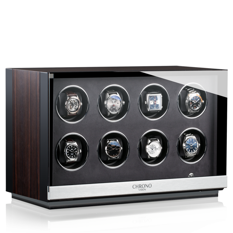 Chronovision Watchwinder Ambiance VIII - Black Silk Matt Ebony Silk Matt
