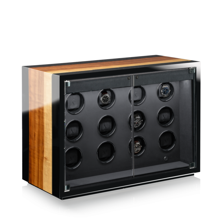 Chronovision Watchwinder Ambiance XII - Black High Gloss Aurosso High Gloss