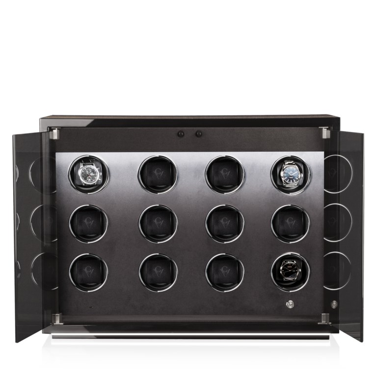 Chronovision Watchwinder Ambiance XII - Black High Gloss Aurosso High Gloss
