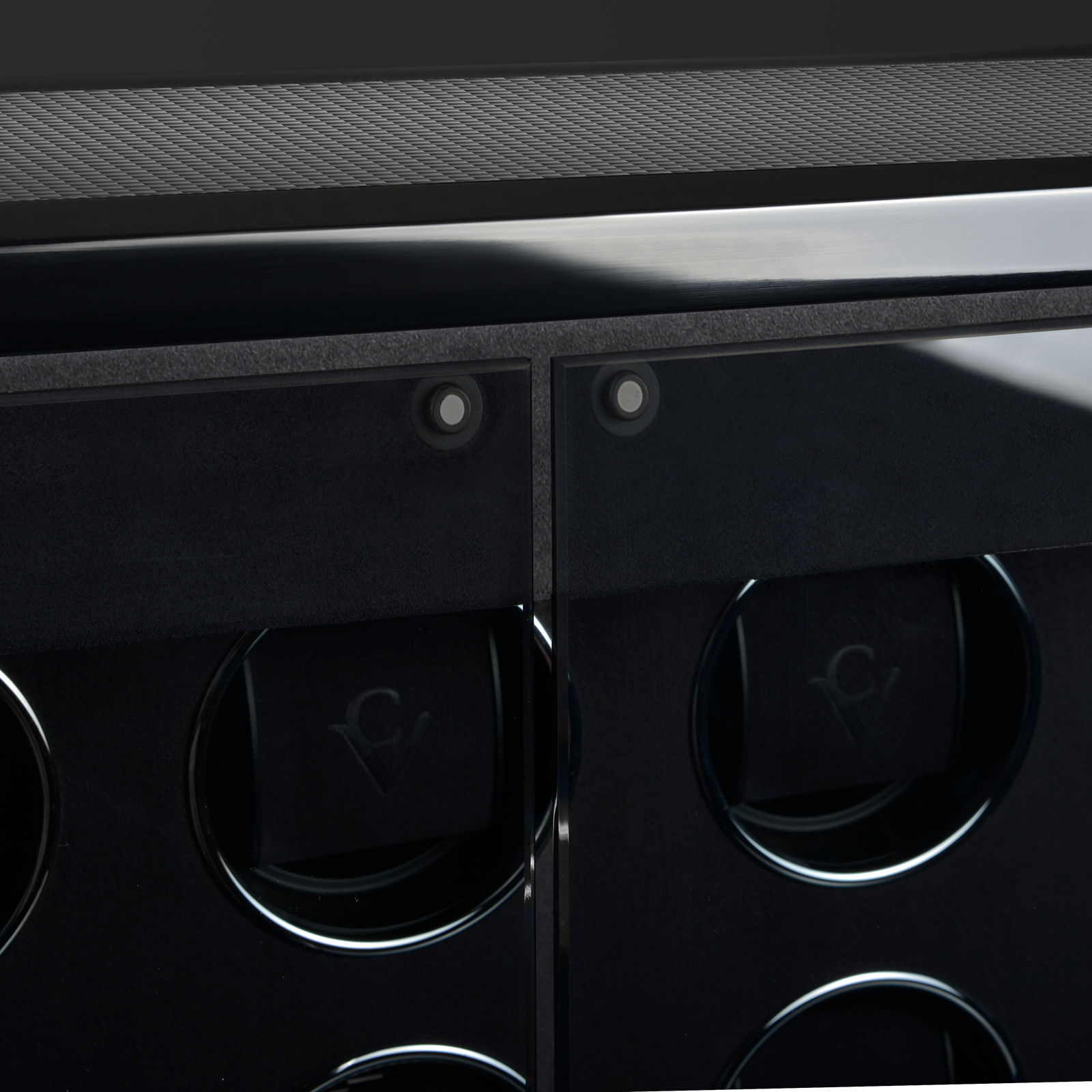 Chronovision Watchwinder Ambiance XII – Black High Gloss Carbon Lacquer
