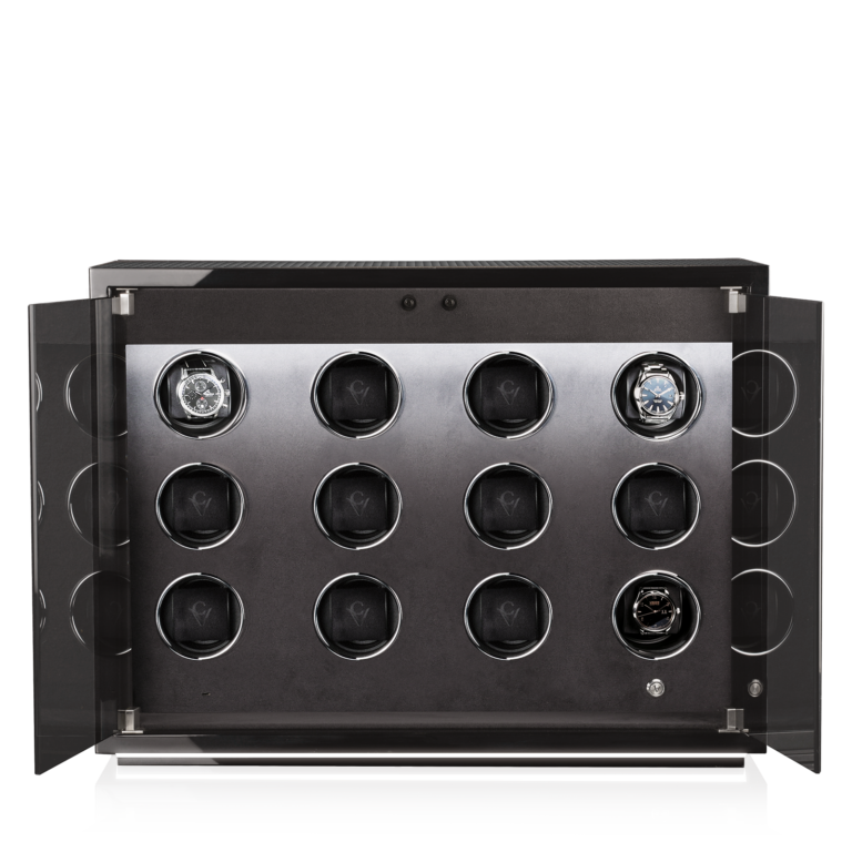 Chronovision Watchwinder Ambiance XII - Black High Gloss Carbon Lacquer