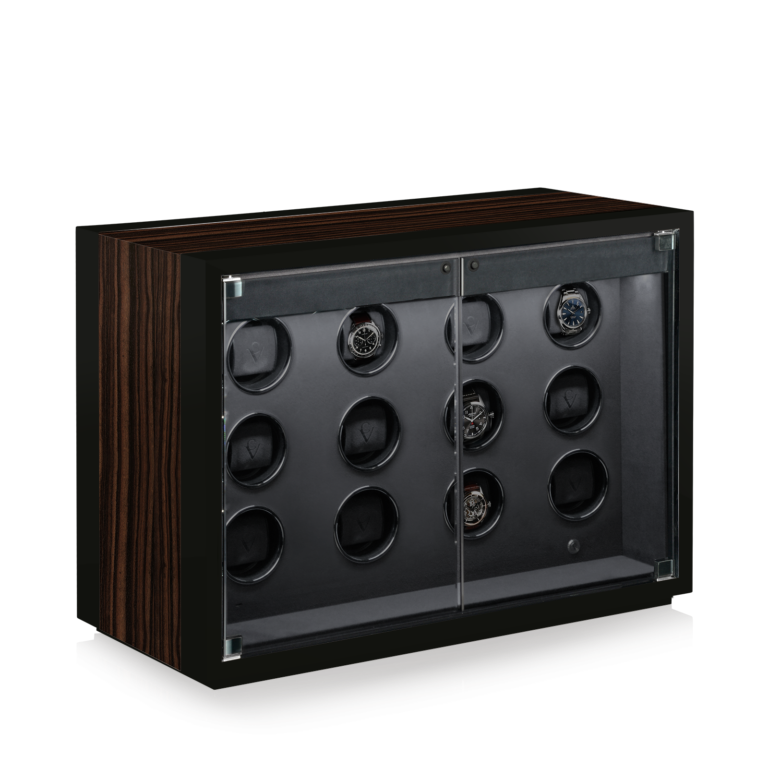 Chronovision Watchwinder Ambiance XII - Black Silk Matt Ebony Silk Matt