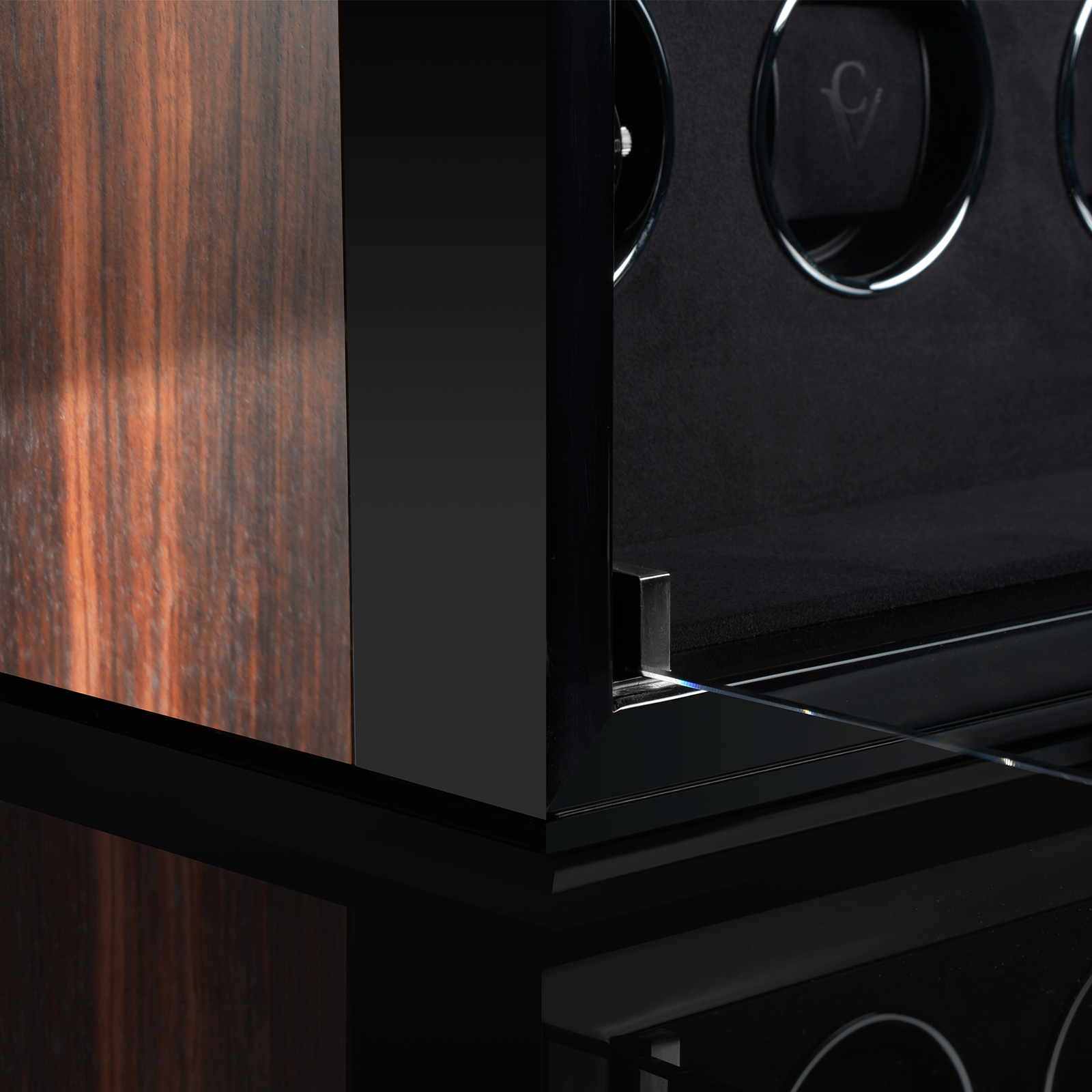 Chronovision Watchwinder Ambiance XII – Black Silk Matt Ebony Silk Matt