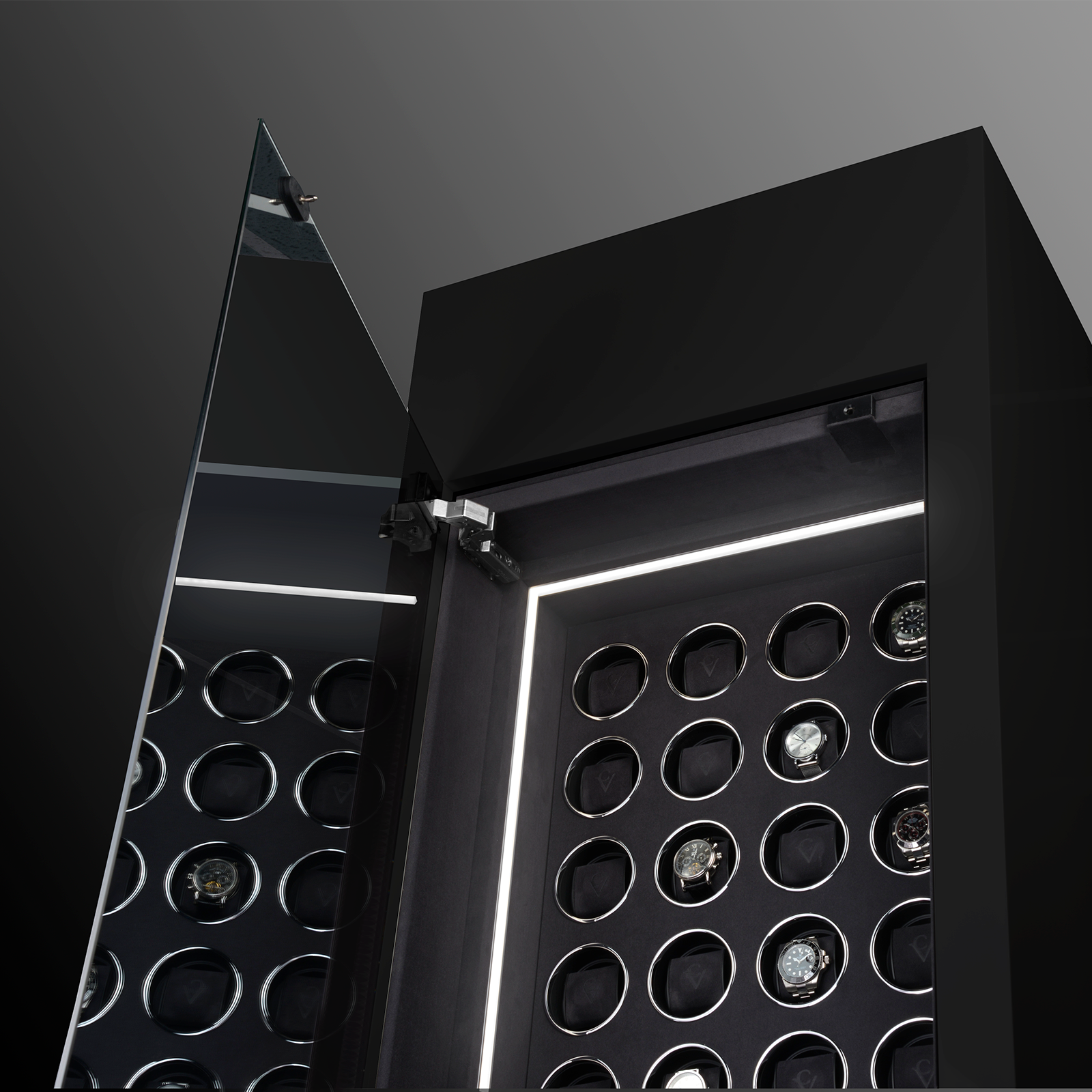 Chronovision Watch Winder Momentum 32 – Black High Gloss