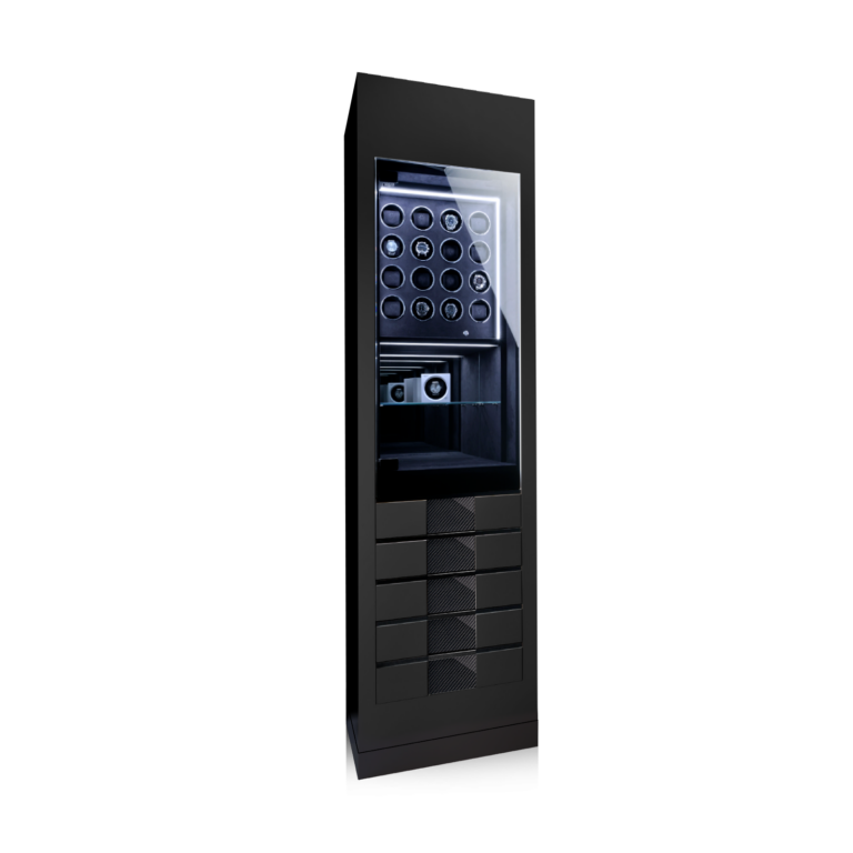 Chronovision Watch Winder Momentum 16 Guard - Black High Gloss