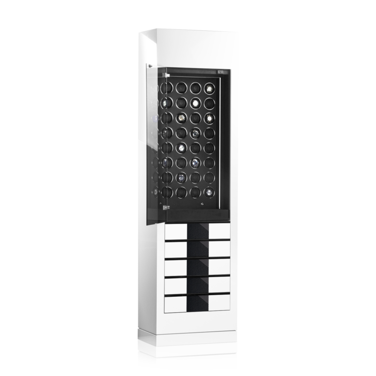 Chronovision Watch Winder Momentum 32 Guard - White High Gloss