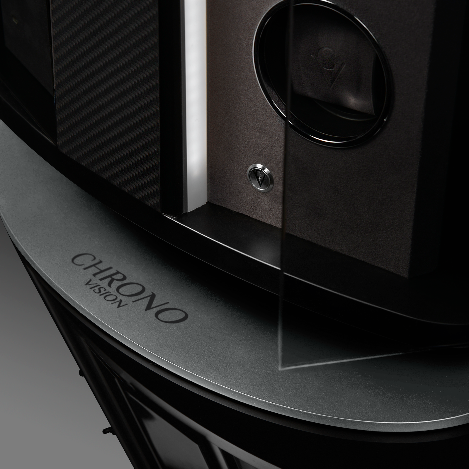 Chronovision Watch Winder Prestige – Carbon Lacquer Black Silk Matt