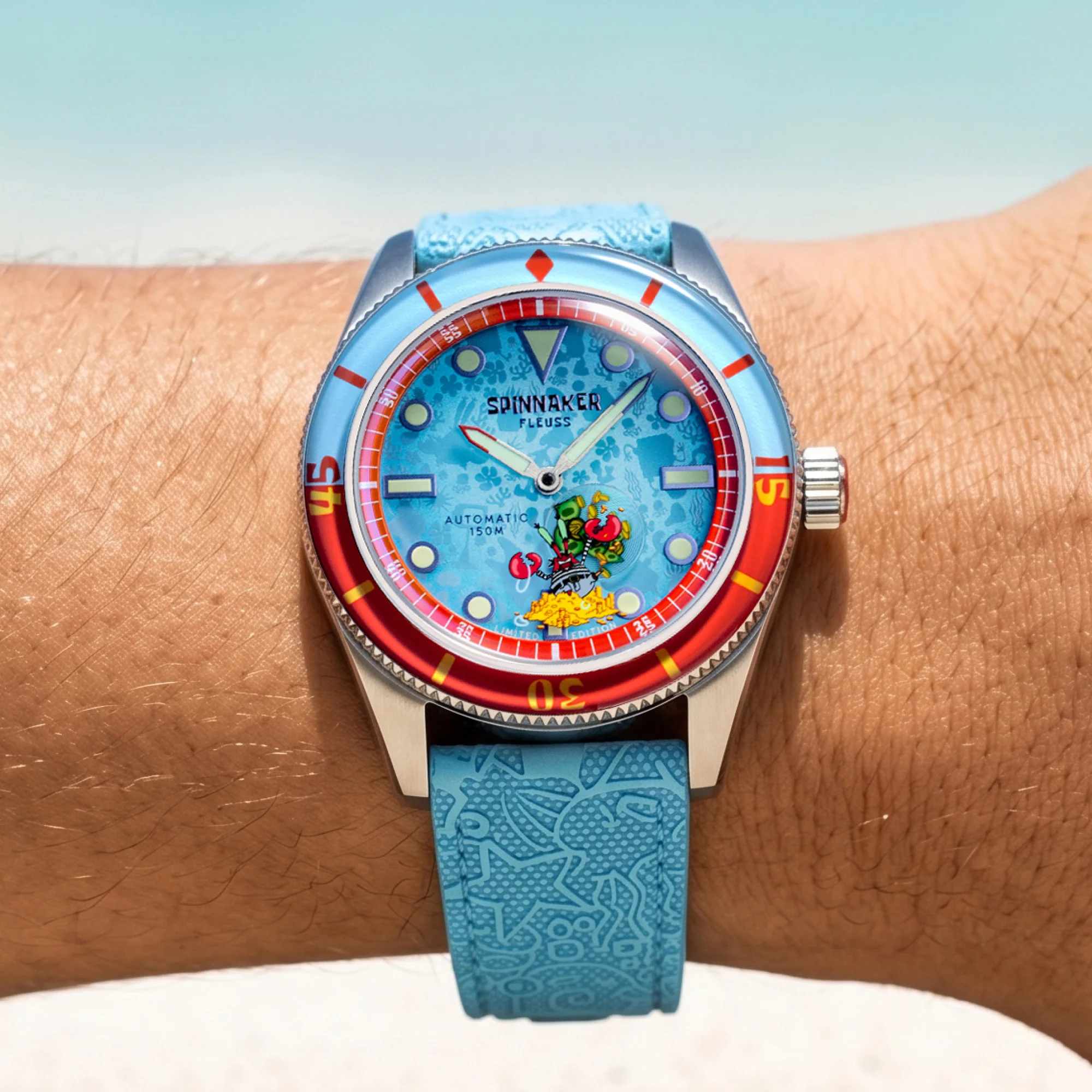 Spinnaker SP-5160-05 SpongeBob SquarePants Shell Mates Limited Edition Krabs Blue