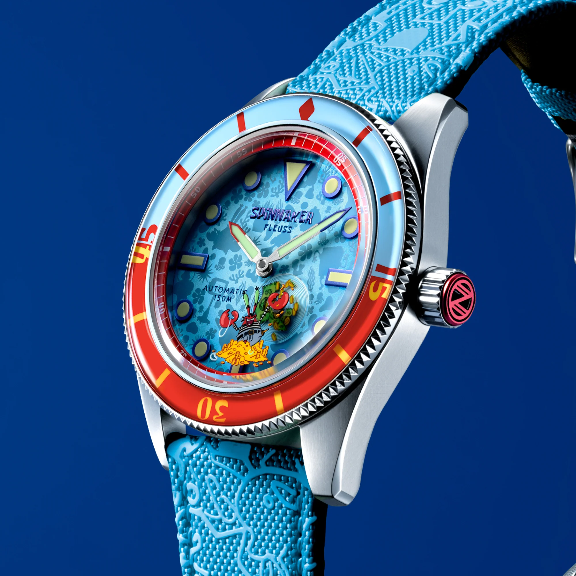 Spinnaker SP-5160-05 SpongeBob SquarePants Shell Mates Limited Edition Krabs Blue - thumbnail