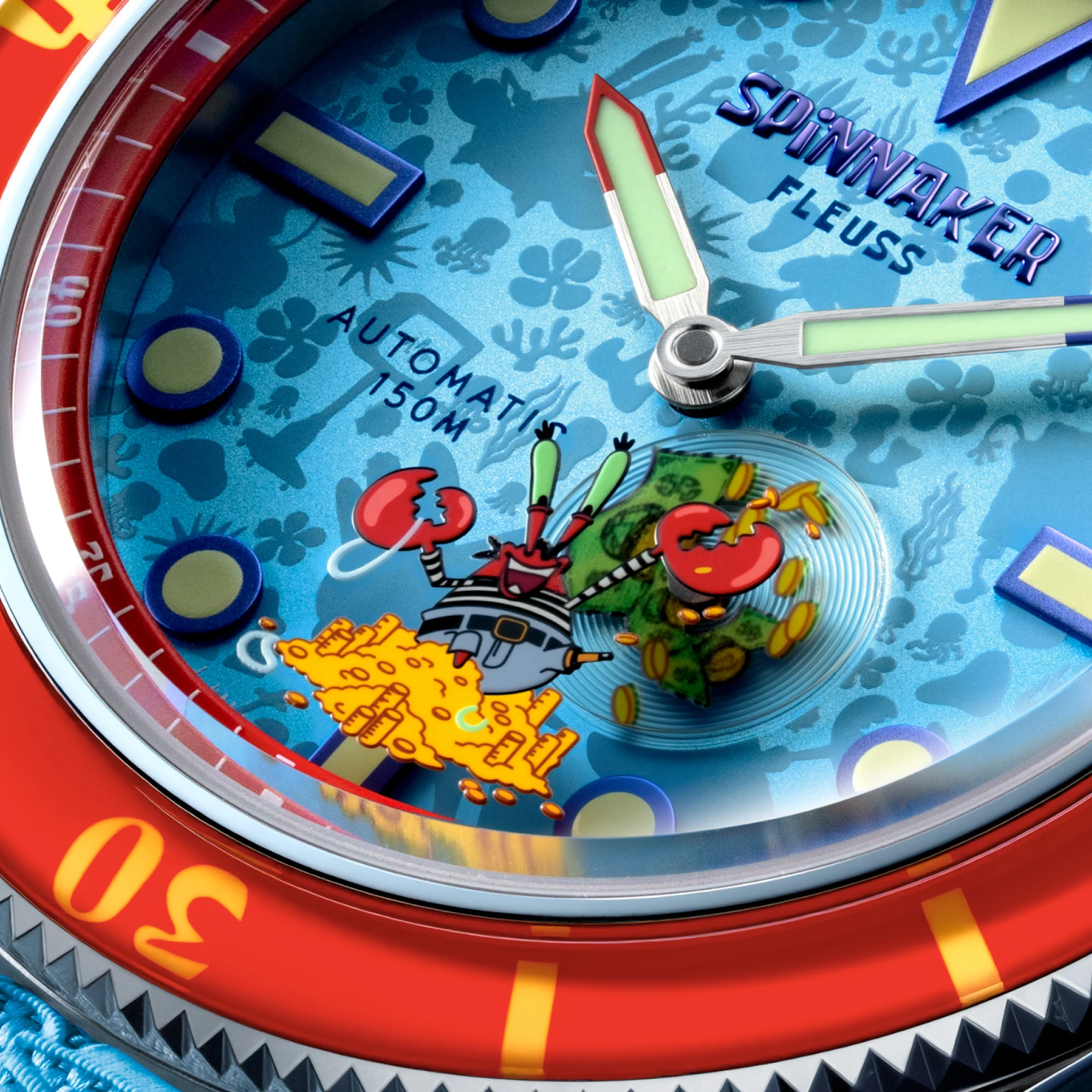 Spinnaker SP-5160-05 SpongeBob SquarePants Shell Mates Limited Edition Krabs Blue - thumbnail